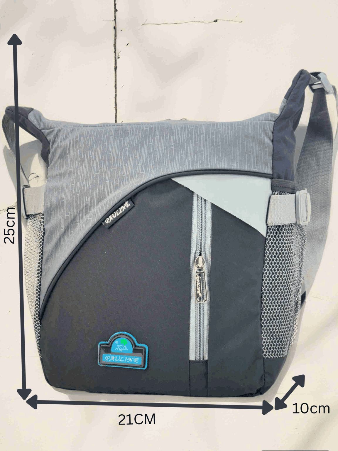 SLING GREY COLLEGE BAG