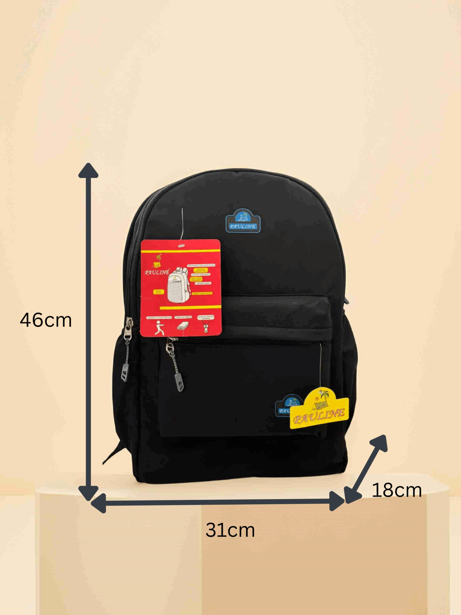 BLACK BACKPACK
